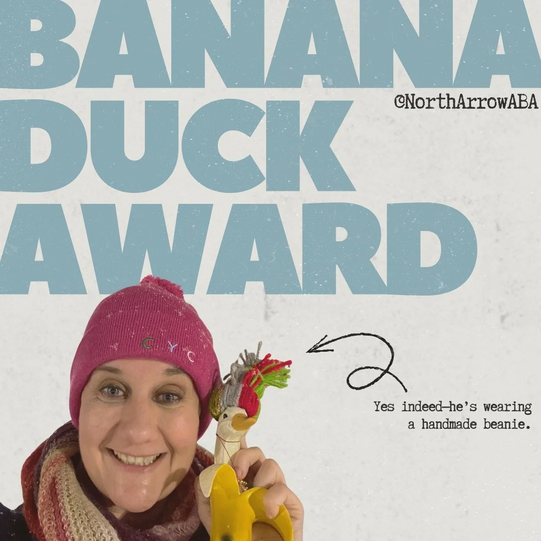 A very snowy Banana Duck shout-out goes to Tanya Vanillo, BCBA &amp; Regional Clinical Director! Tanya is experiencing her second Michigan winter and is (likely) wondering why she traded sunshine for snow when she relocated from California!️☃️

Throu