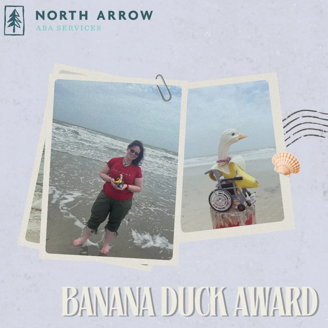 Our latest Banana Duck Award recipient... Erin O'Connor, BCaBA in our Grayling region! ✨

Erin&rsquo;s energy, positivity, and dedication can be felt by our team, her clients, and their families alike. She&rsquo;s often busy refining treatment materi