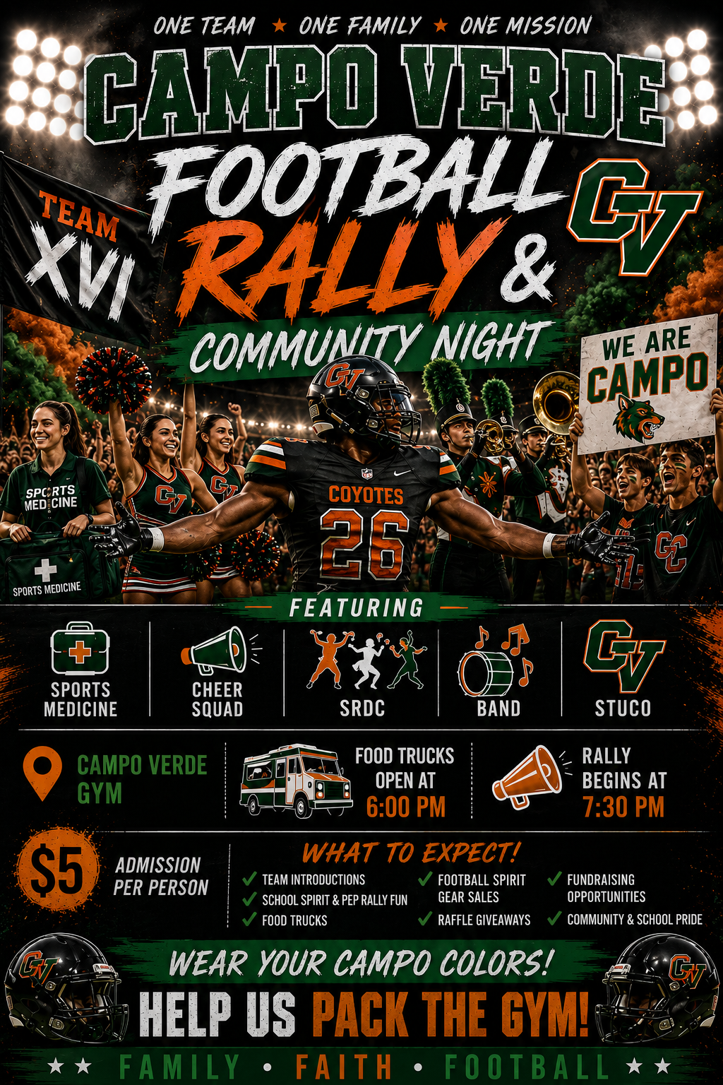 Football Rally (All Levels)