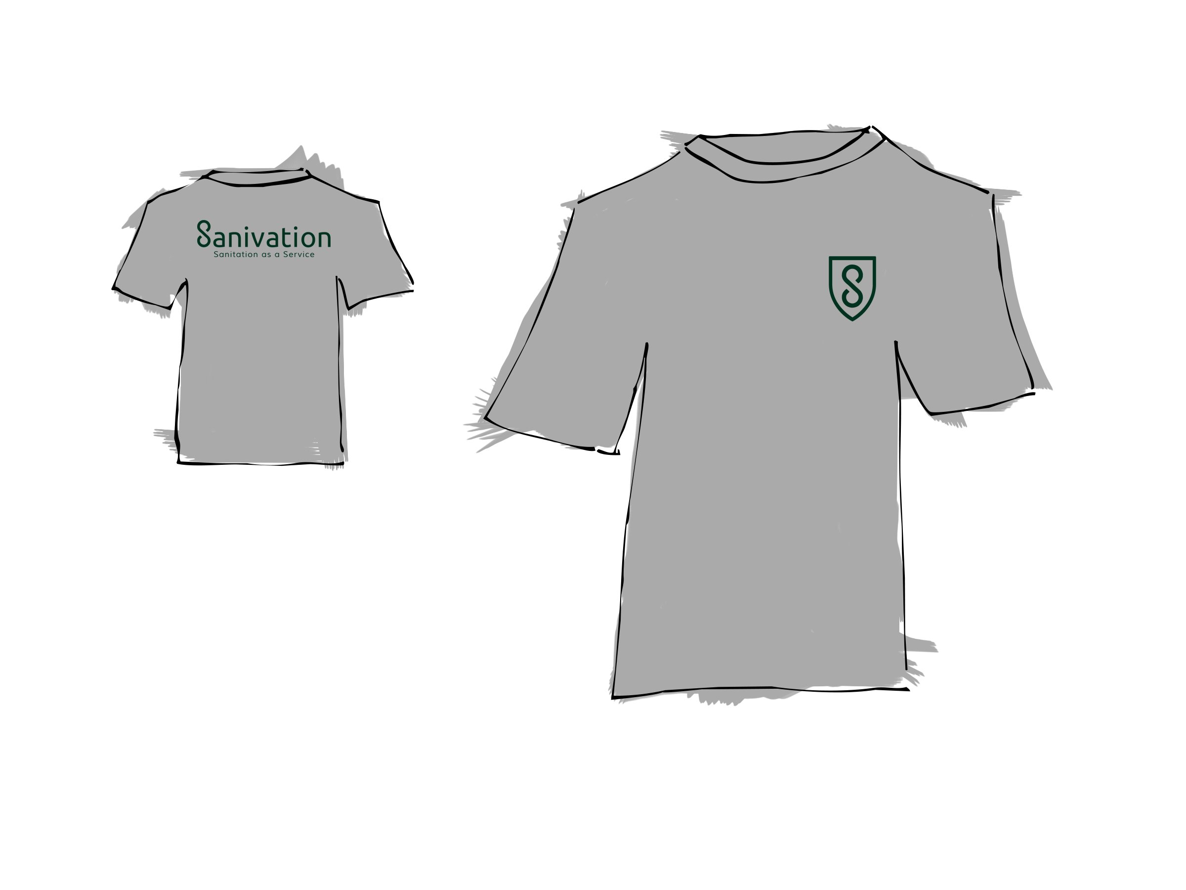 T-Shirt Mockup Draft 1 (Sanivation Green on Grey).jpg