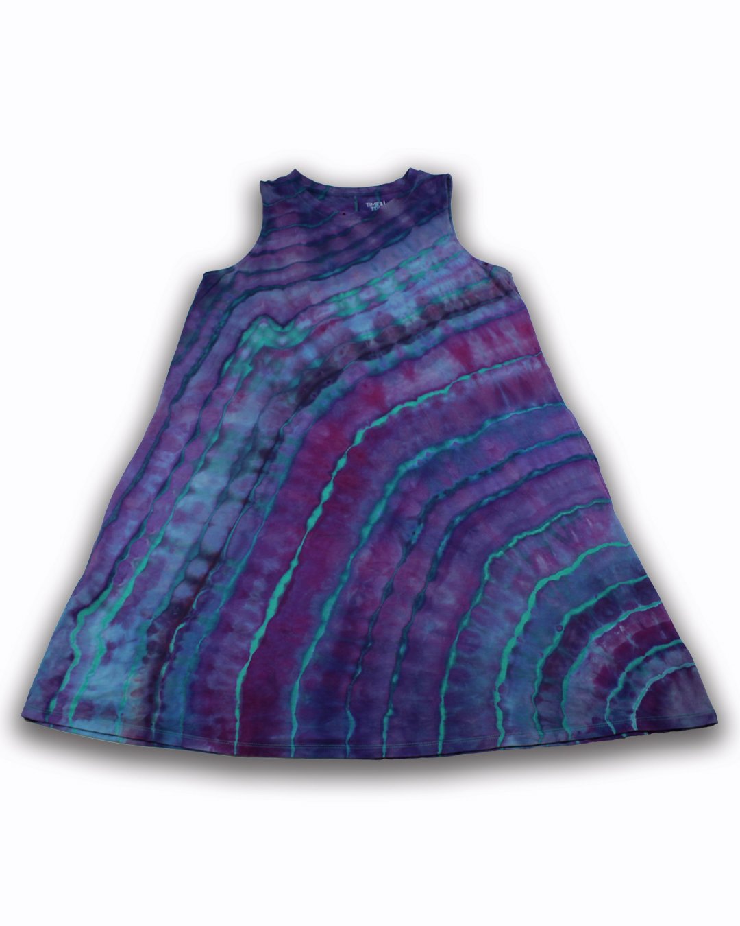 blue and purple tie dye dress Tie Dye Dress main image 1