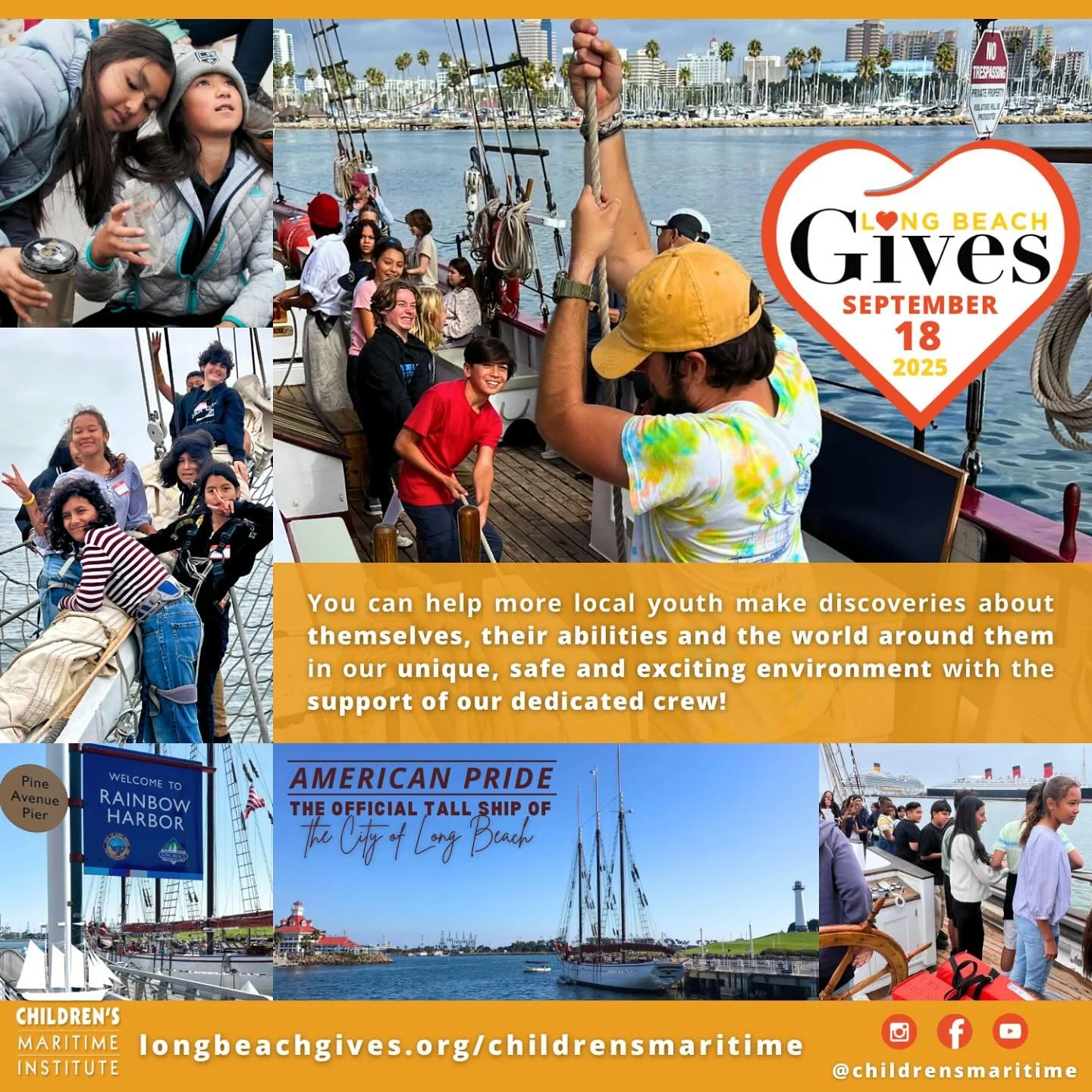 Long Beach Gives is 3 months away!!! Stay tuned for what we have planned this year, including a fun, interactive event a few weeks before the annual, city-wide day of giving on Thursday, September 18. 🗓️ More details coming soon! 

In the meantime, 