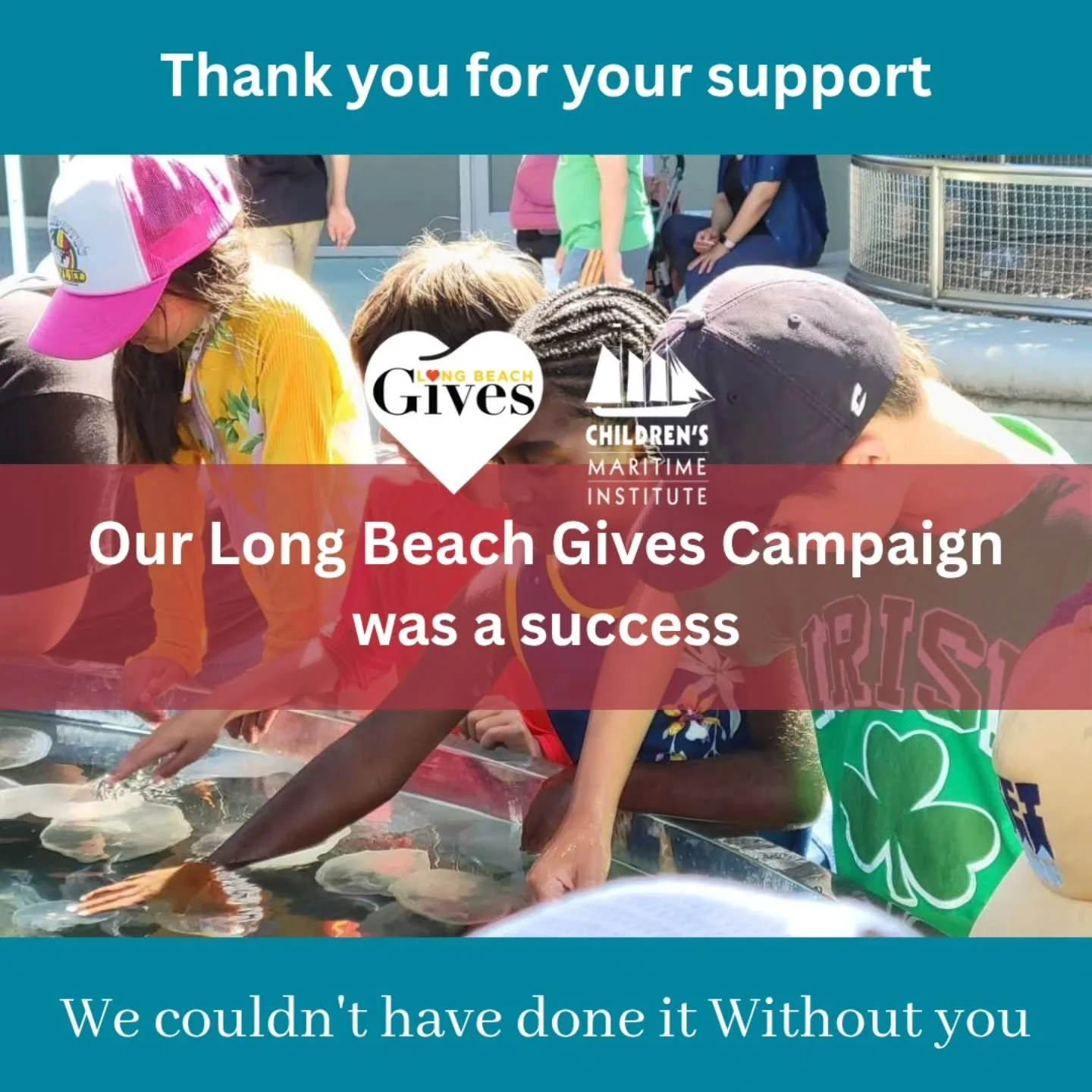 ⚓ Thank you! 🌊
Because of your incredible generosity, our community came together to make this year’s Long Beach Gives campaign a true success. 💙
We’re deeply grateful to every donor who donated our dedicated Board of Directors for sup
