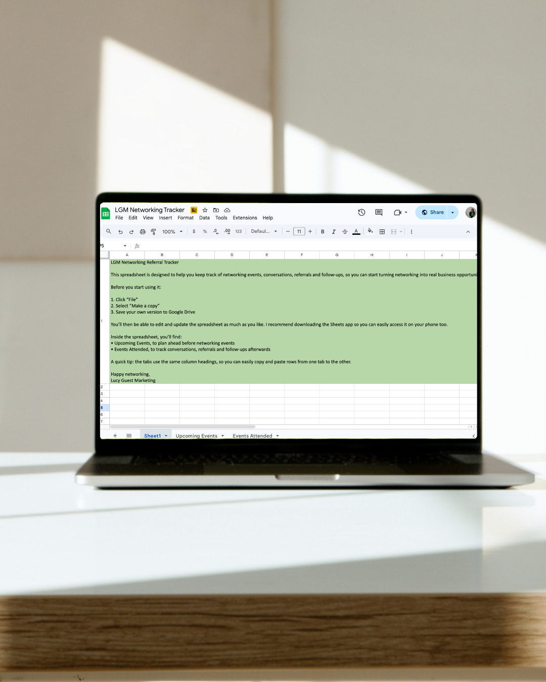 Networking Referral Tracker