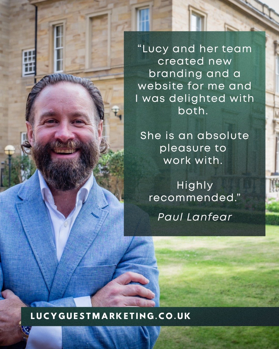 Really appreciated this review from Paul 🙌

When Paul came to me, he already had a strong reputation within the Yorkshire property world, but his branding and website didn&rsquo;t reflect the level he was operating at or where the business was headi