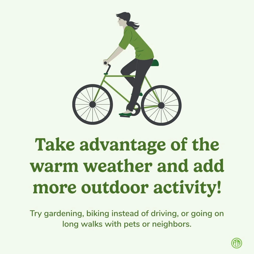 Enjoy the last few weeks of summer by getting outside.