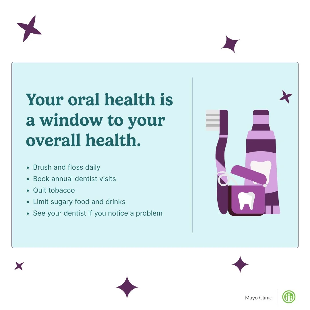 Keeping up with your oral health and any issues that might arise is a great way to manage your overall health. Oral health issues can sometimes point to other health problems, so don&rsquo;t ignore them. Make sure to follow these tips and take care o