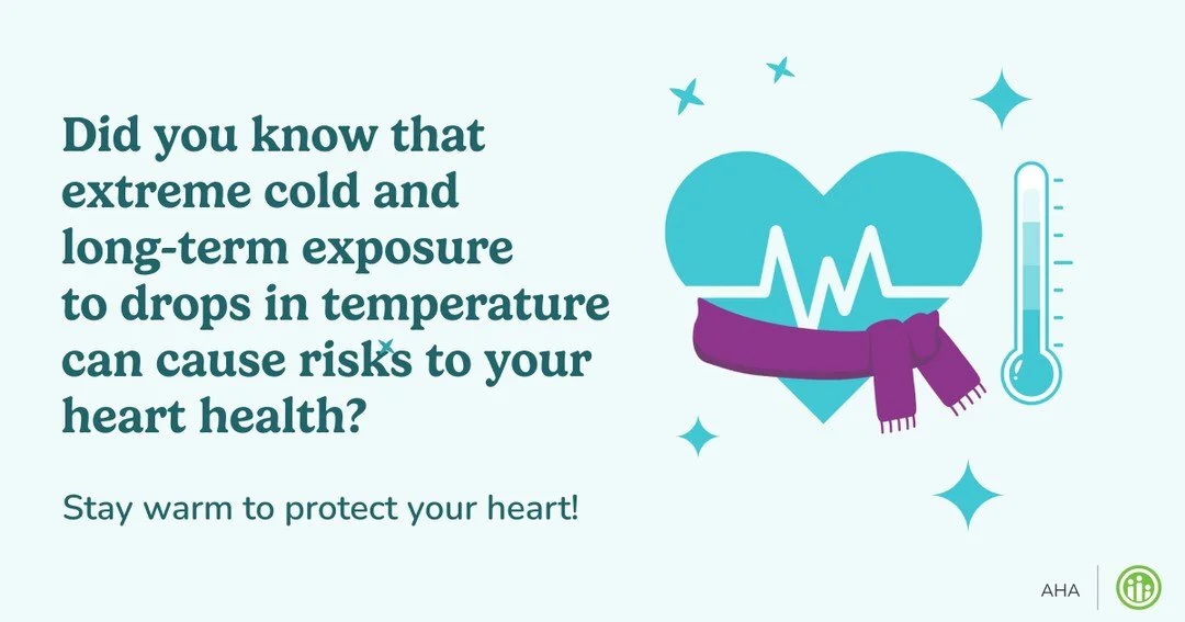 Blood moving throughout your body to protect your vital organs from the cold temperatures can increase your blood pressure, leading to heart attack or stroke. Extreme cold can also cause blood to thicken and become more prone to clotting. Protect you