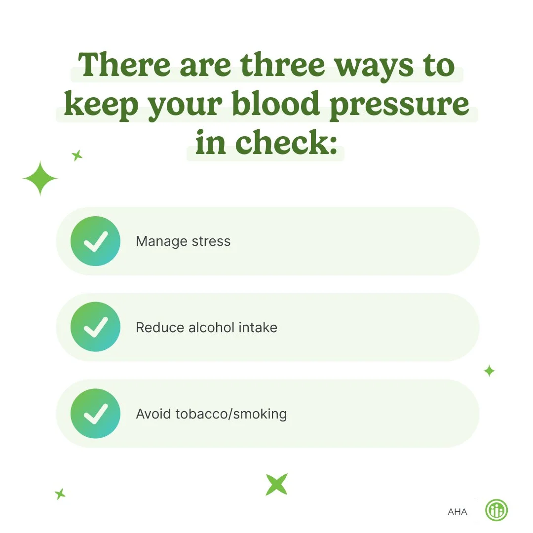 Stay on top of your blood pressure by following these three simple steps.