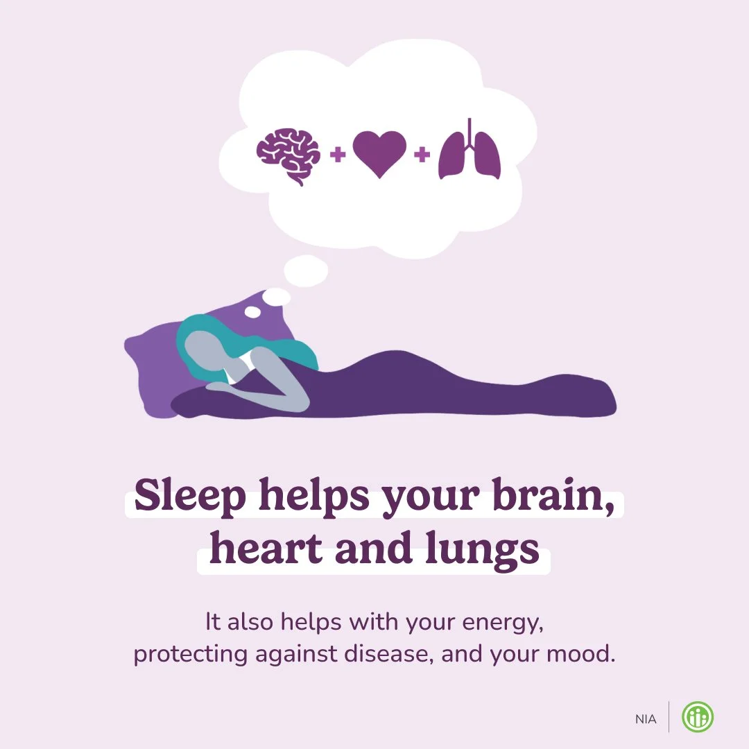 Sleep is important for your body.