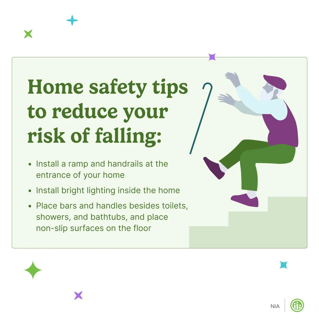 Follow these tips to age in place safely.