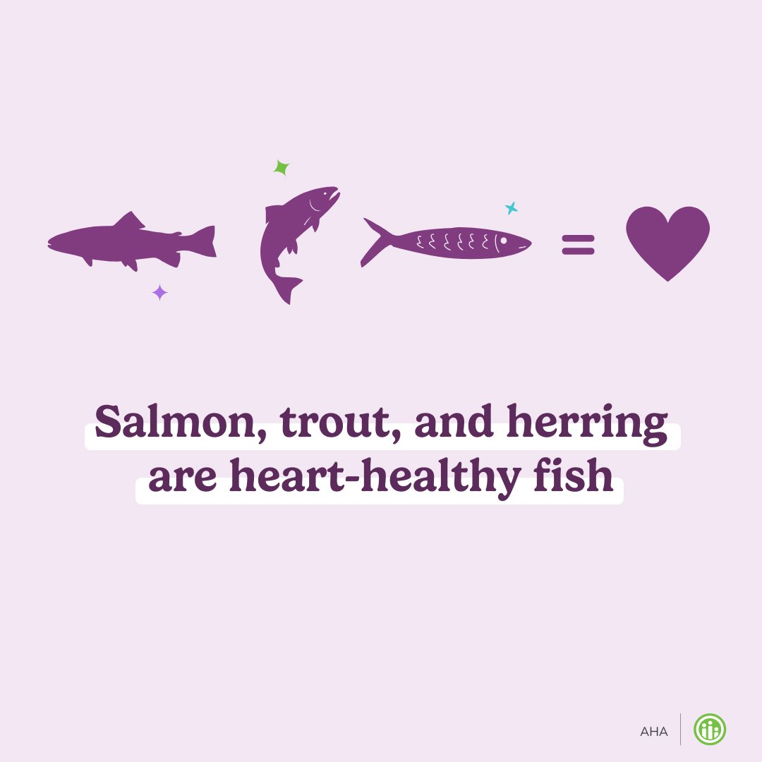 Include two servings of fish in your diet this week.