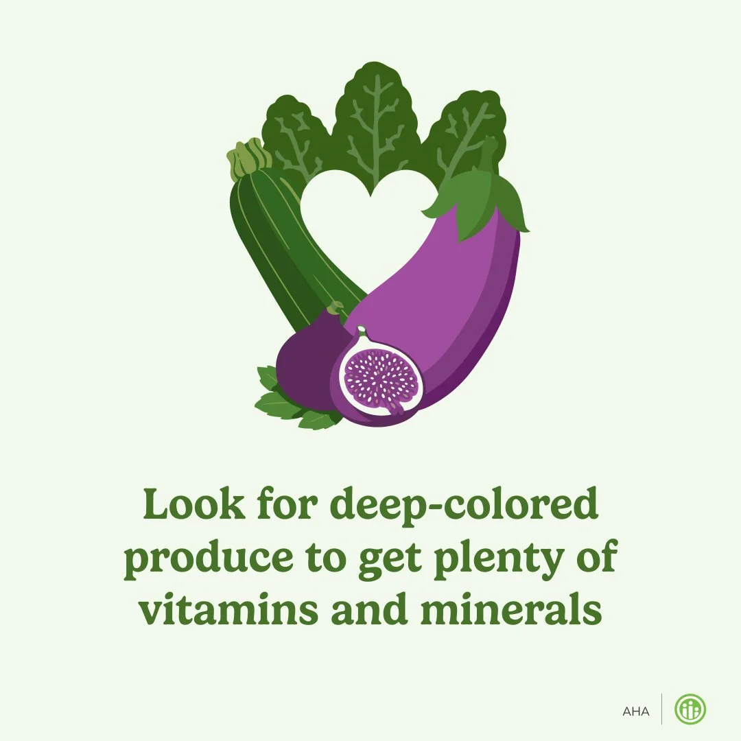 Spinach and berries are great examples.