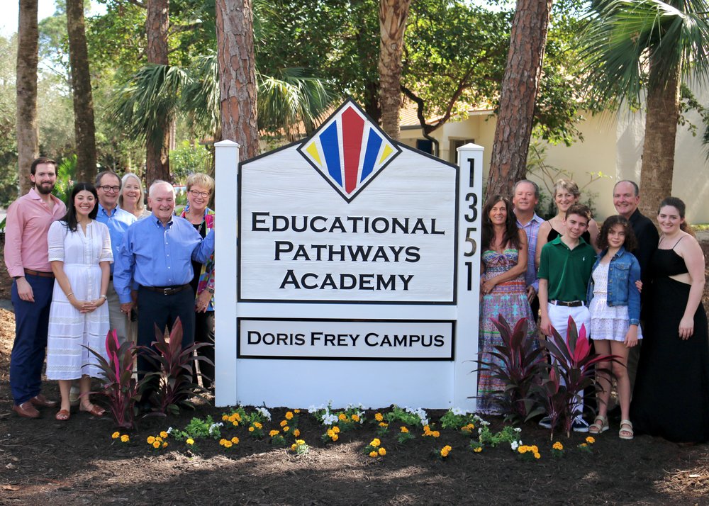 Educational Pathways Academy dedicates Collier campus to matriarch of the Frey and Son Homes Family, Doris Frey.jpg