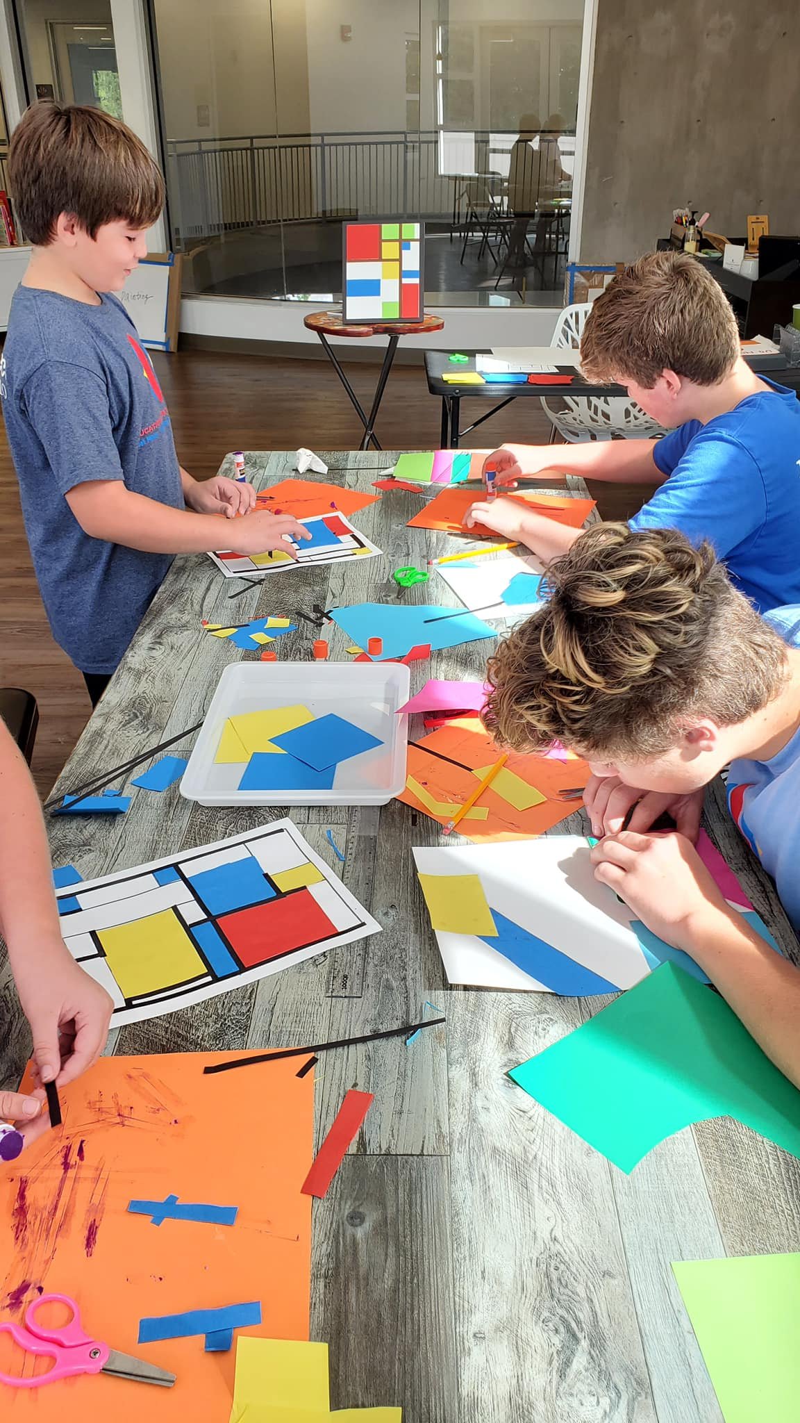 Students with learning disabilities build on Dyslexic Strengths - Creativity in Art Class at Educational Pathways Academy, School for Dyslexia in Florida.jpg