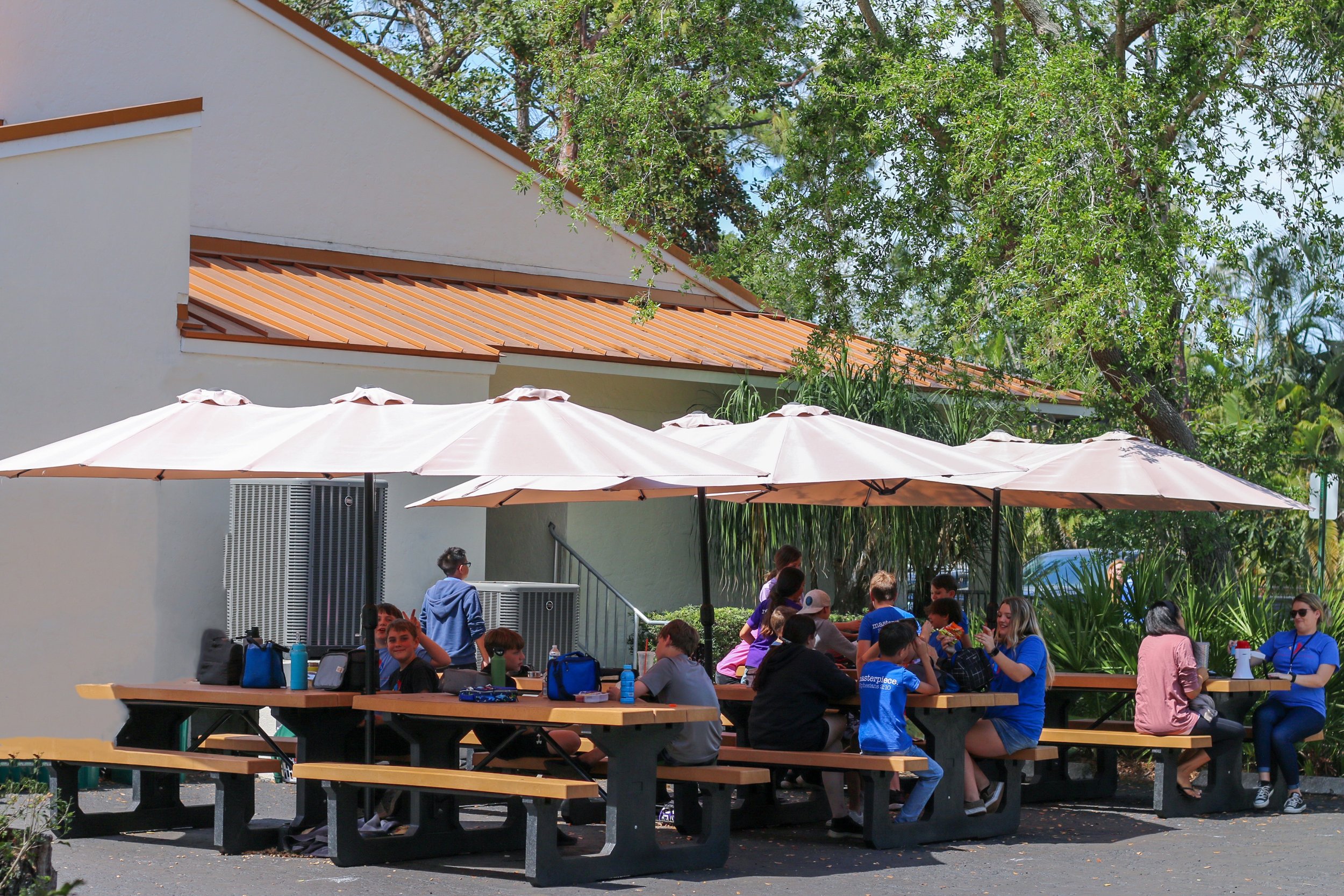 Outdoor Cafeteria at Frey Campus in Naples, Florida - Campus Tour of Educational Pathways Academy, Dyslexia School in Florida.jpeg