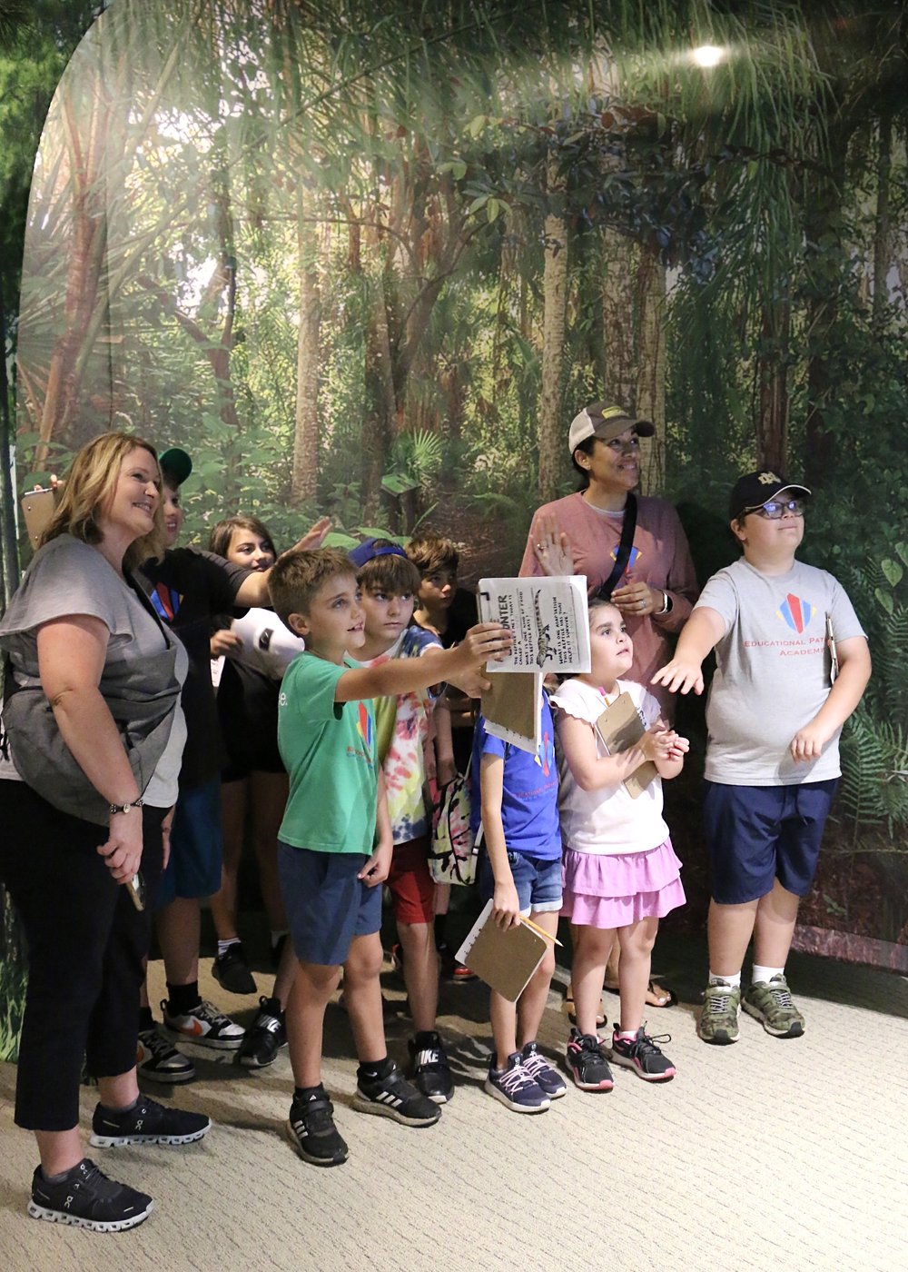 Students enjoy exhibits at Conservancy of Southwest Florida field trip - Educational Pathways Academy, school for dyslexia in Florida.JPG