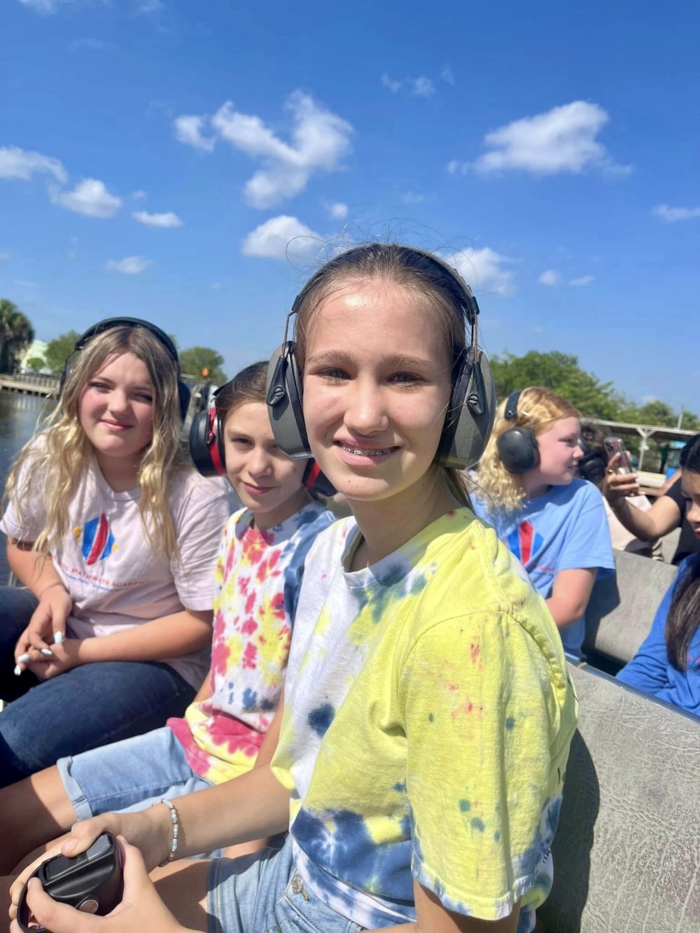 Middle School students enjoy airboat tour on field trip to Wooten’s Everglades Airboat Tours - Educational Pathways Academy, School for dyslexia in Florida.jpeg