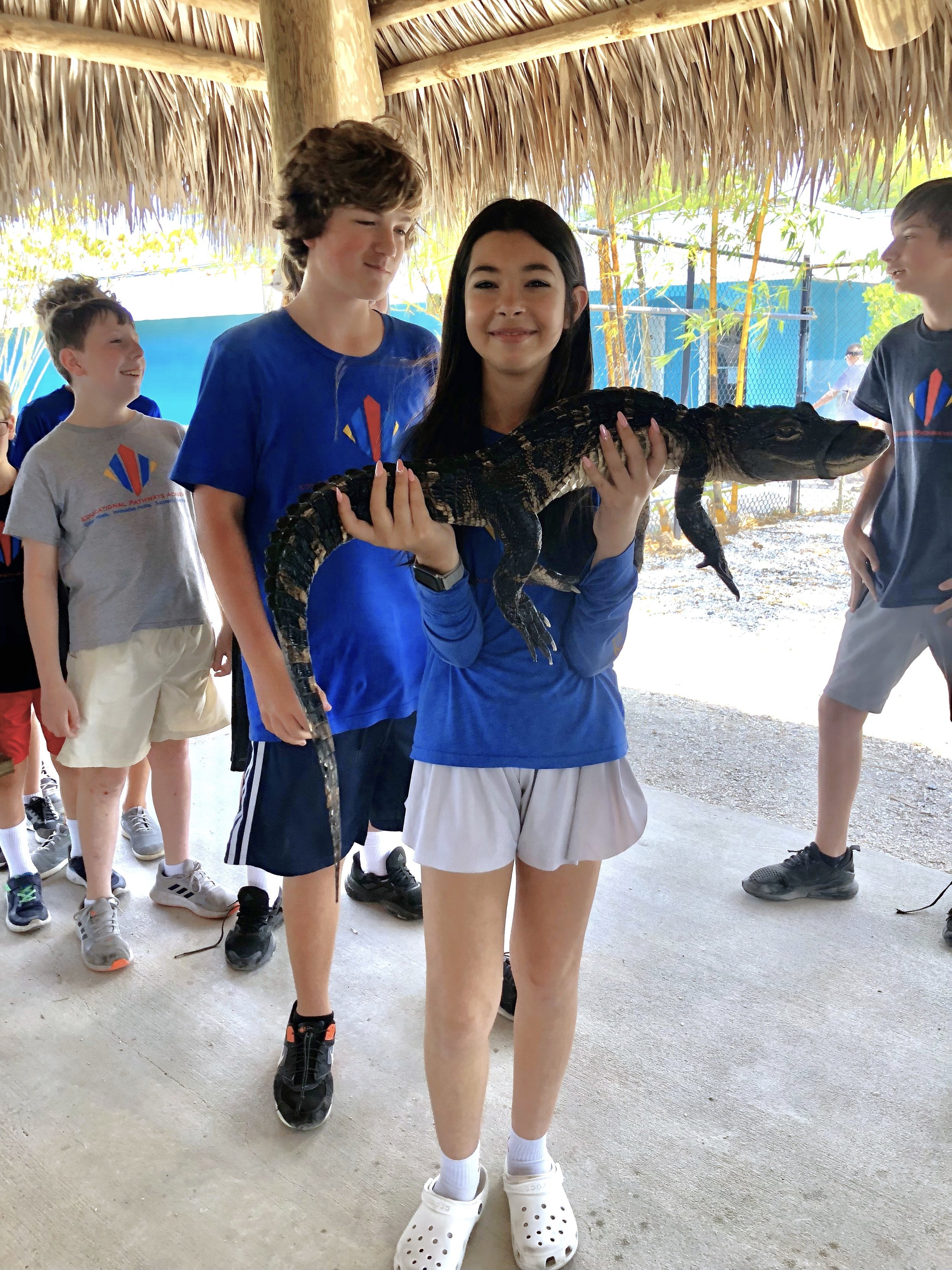 Middle School students enjoy experiential tour of the Everglades on field trip with Wooten’s Everglades Airboat Tours - Educational Pathways Academy, private school for dyslexia in Florida.jpg