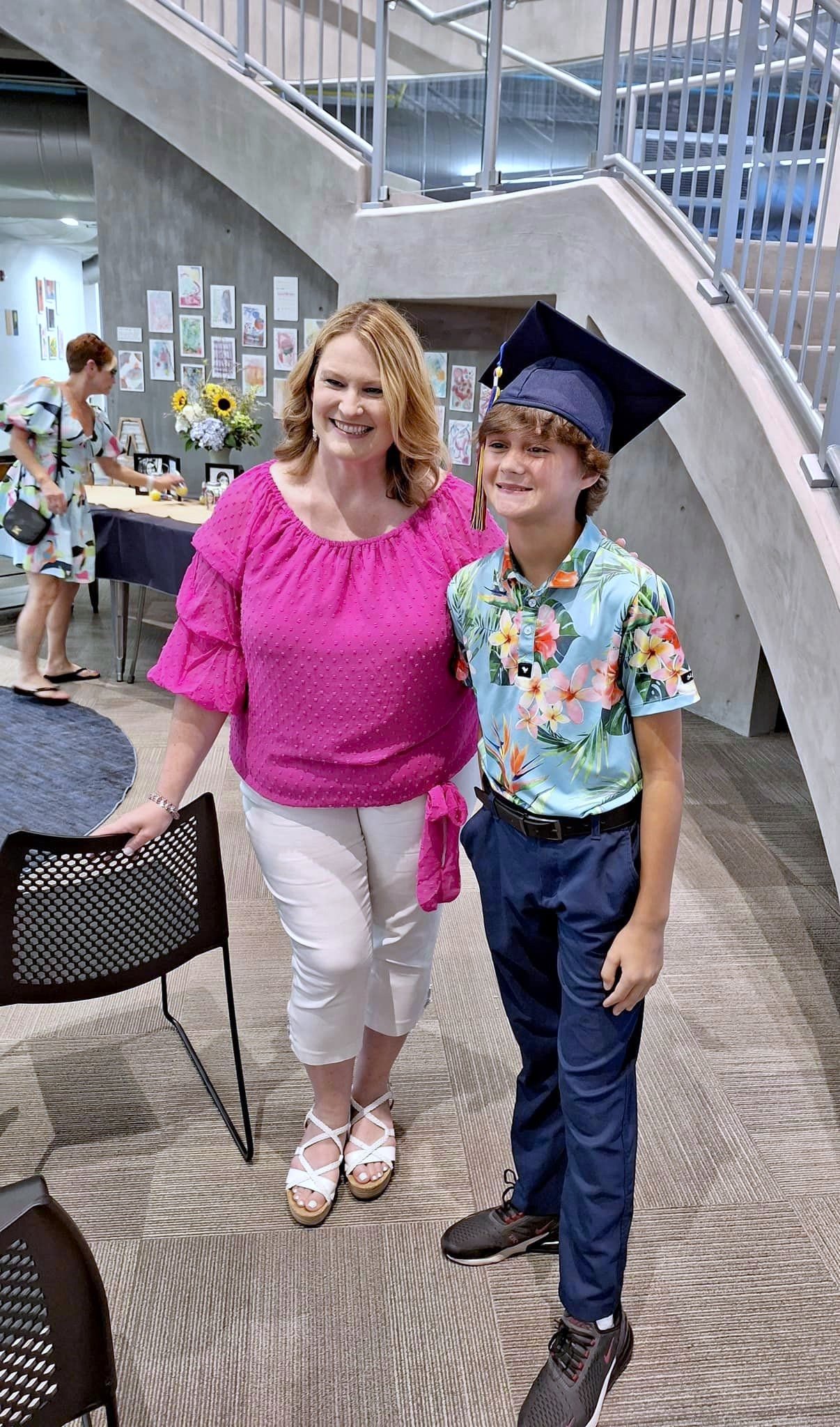 School for Learning Disabilities celebrates students' 8th Grade Graduation at Educational Pathways Academy, School for Dyslexia in Florida.jpg