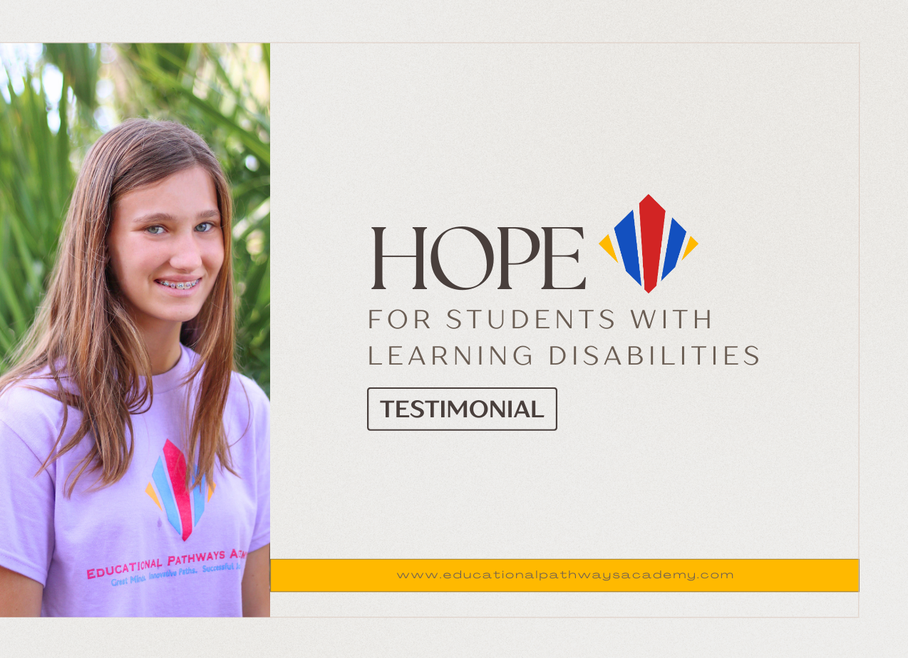 Hope for Students with Learning Disabilities | Testimonial