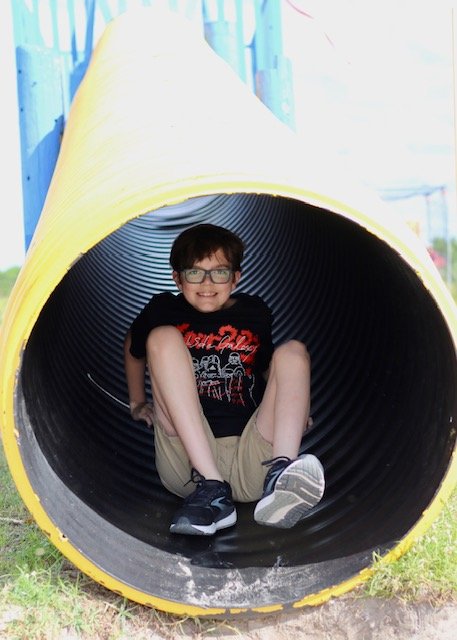 Student at Educational Pathways Academy, a private school for dyslexia in Florida, enjoy Scholarship Launch PTO Event at Farmer Mike's U Pick.jpg