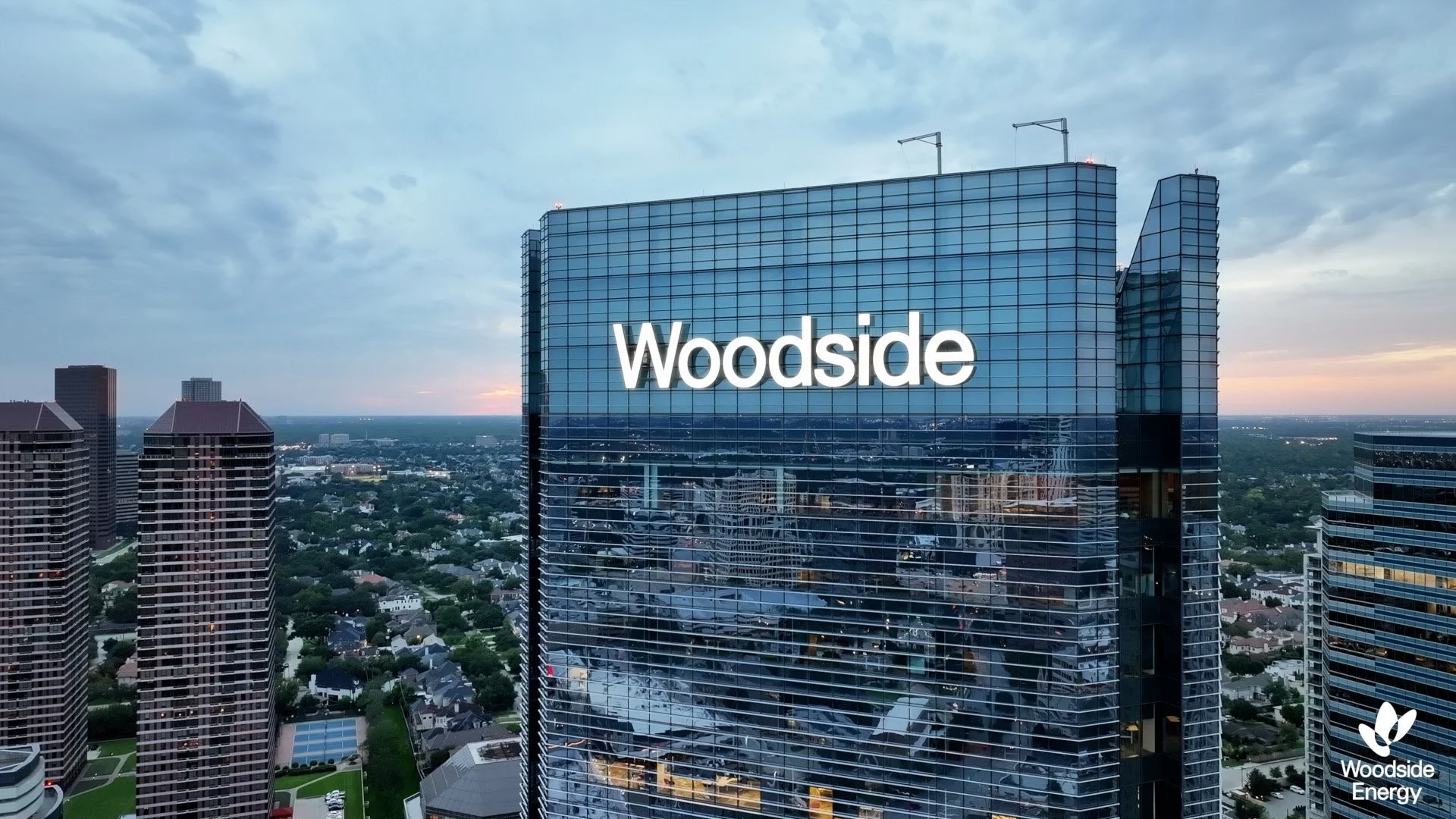 Woodside Energy Sign Installation Video