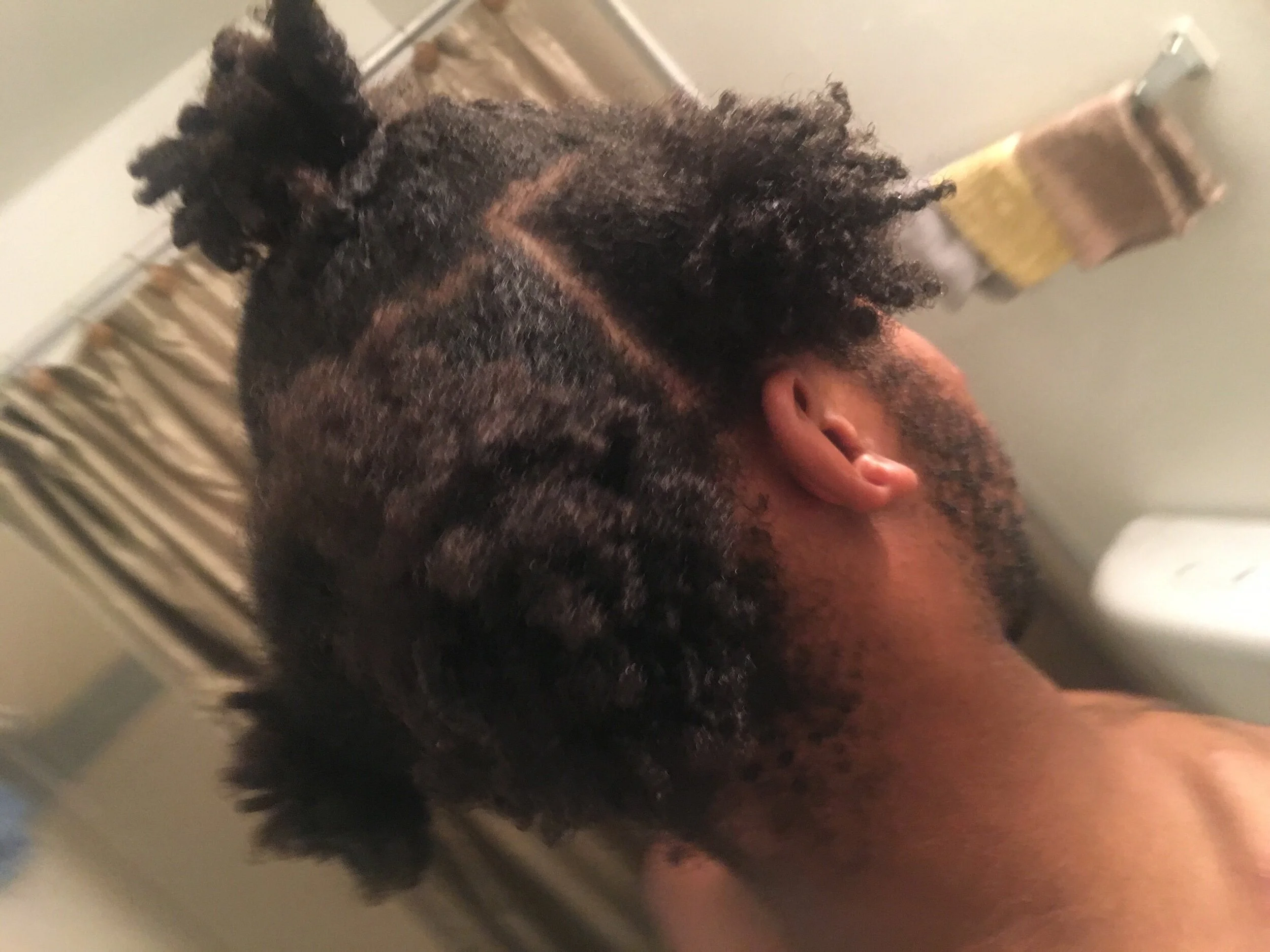 Shampooing with sections whether with braids or elastic bands are really the key I use when I need to get through my full rinse with ease…somewhat. Spare strands just readily to tangle up with others while you work on a separate sectionNow that my hair is past 9 inches, it takes a little more to get it done efficiently, so that means i’d usually shampoo whilst in the braids or twists, if it hadn’t been too long. When being done in twists it makes it more feasible to not only shampoo but also the take down and conditioning the strand shafts and twisting them back  to pin them out of the way. You know, just to make it quicker and easier, because thats the point.While I may no the able to delegate to you which one would work best for you. I could at least list the spectrum for you to realize where you may lie. 😸