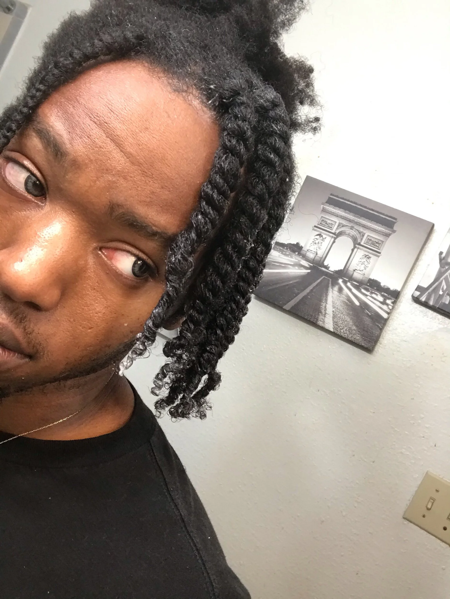 The struggle of Dry Finger Detangling 🤧