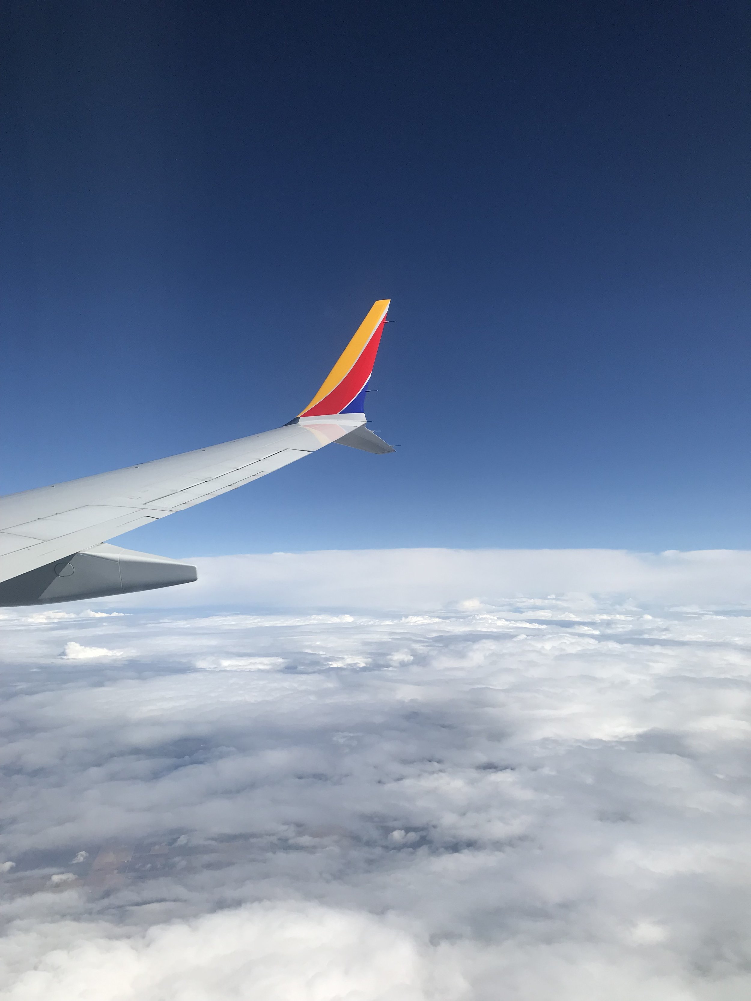 in the air