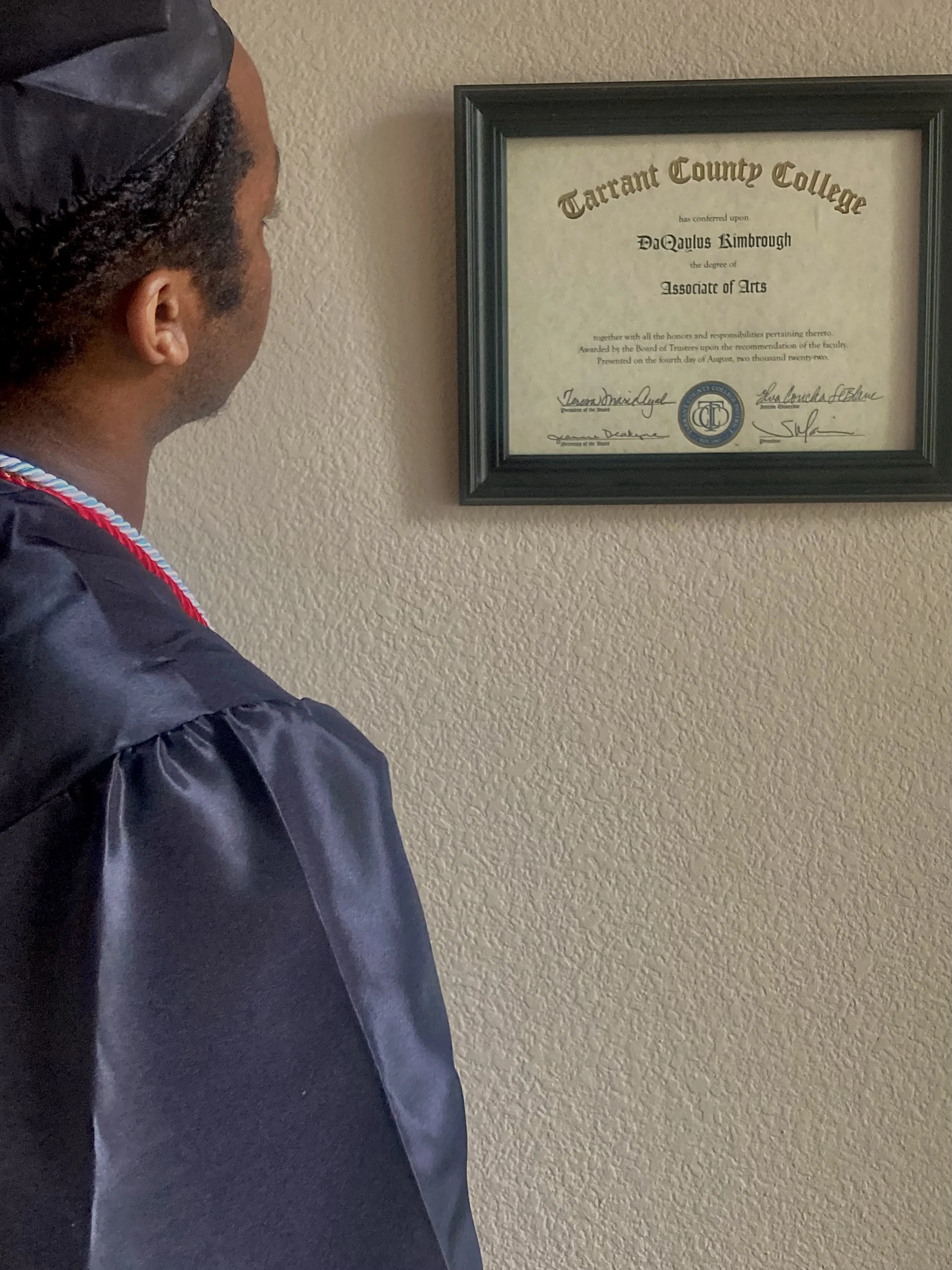 call him 'college grad'