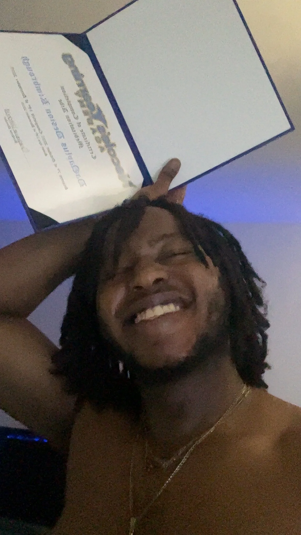 I graduated