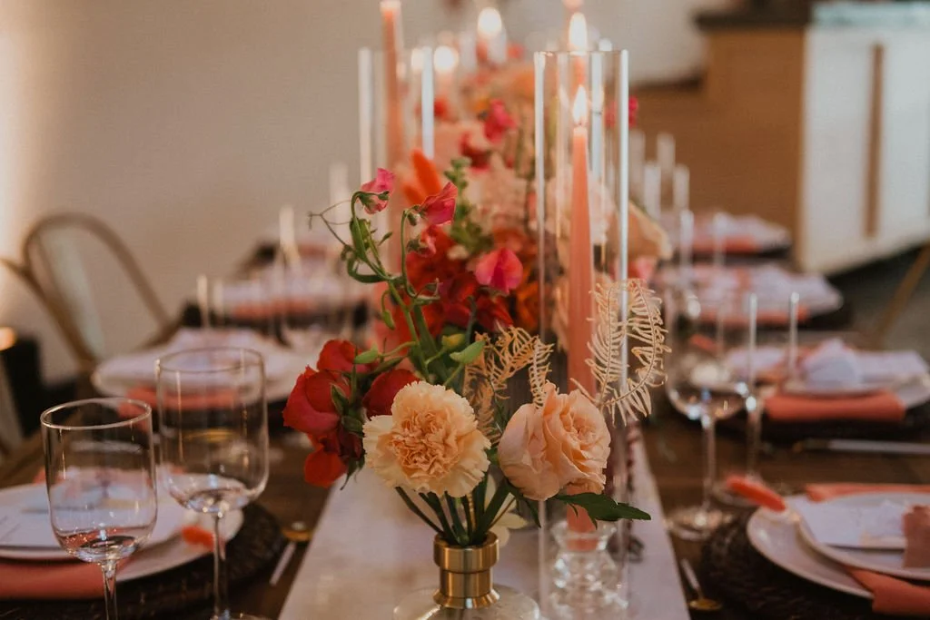 Bold Wedding Reception Decor