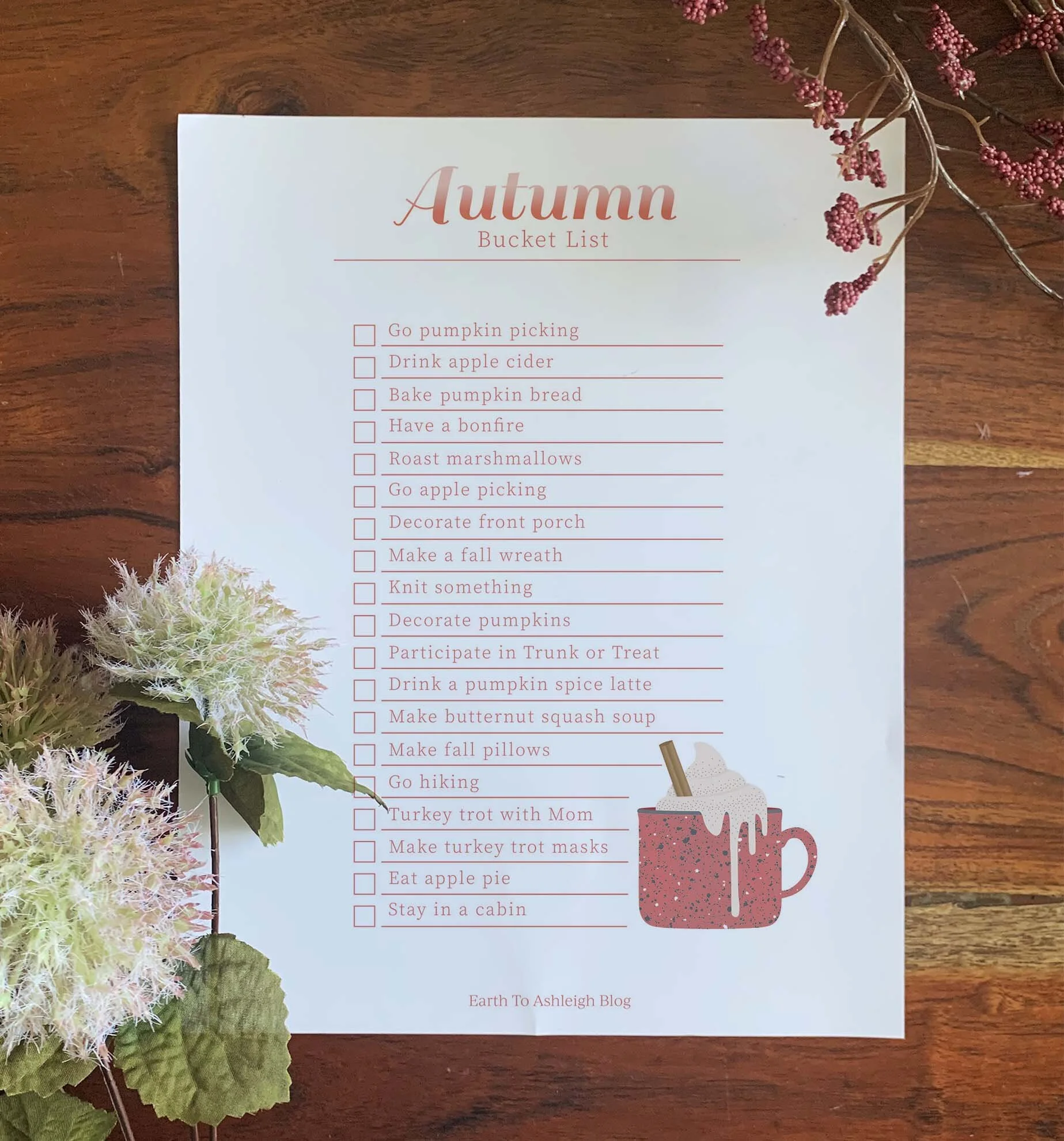 Autumn Bucket List