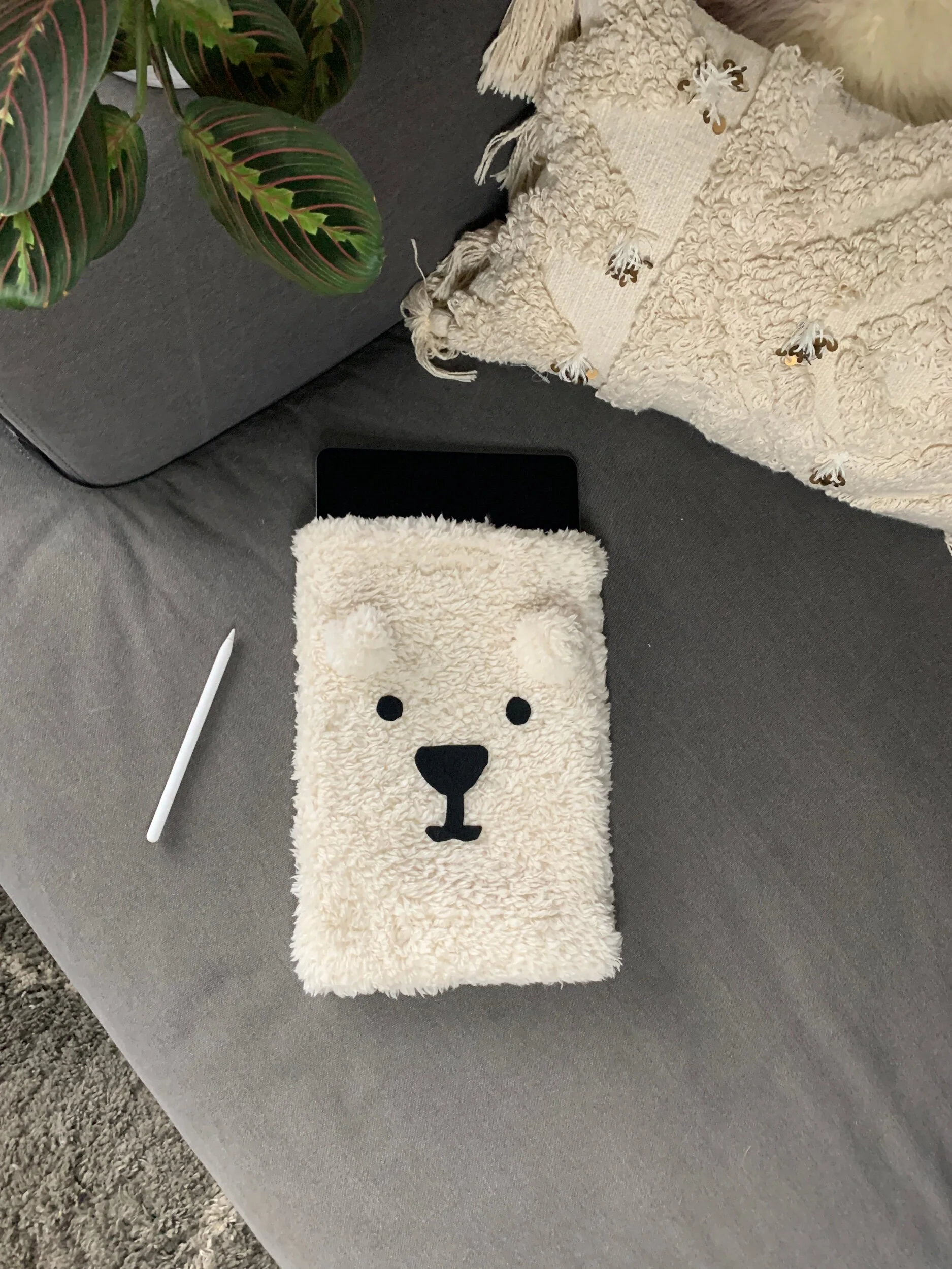 Furry Bear iPad Sleeve