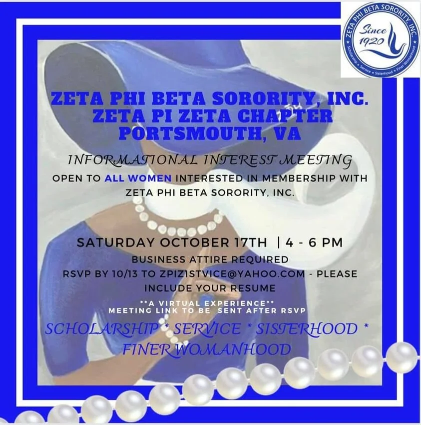 Zeta Pi Zeta Portsmouth Zetas