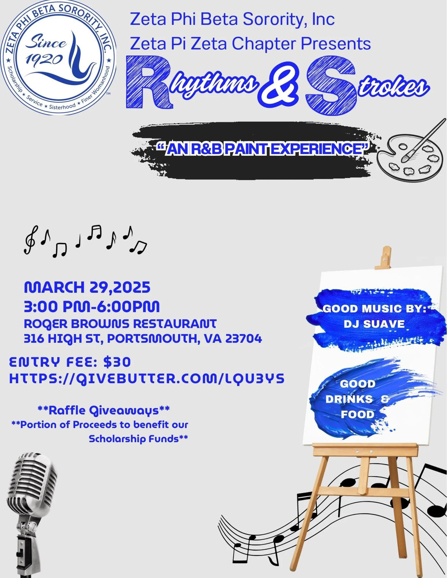  Rhythms &amp; Strokes "A R&amp;B Paint Experience"