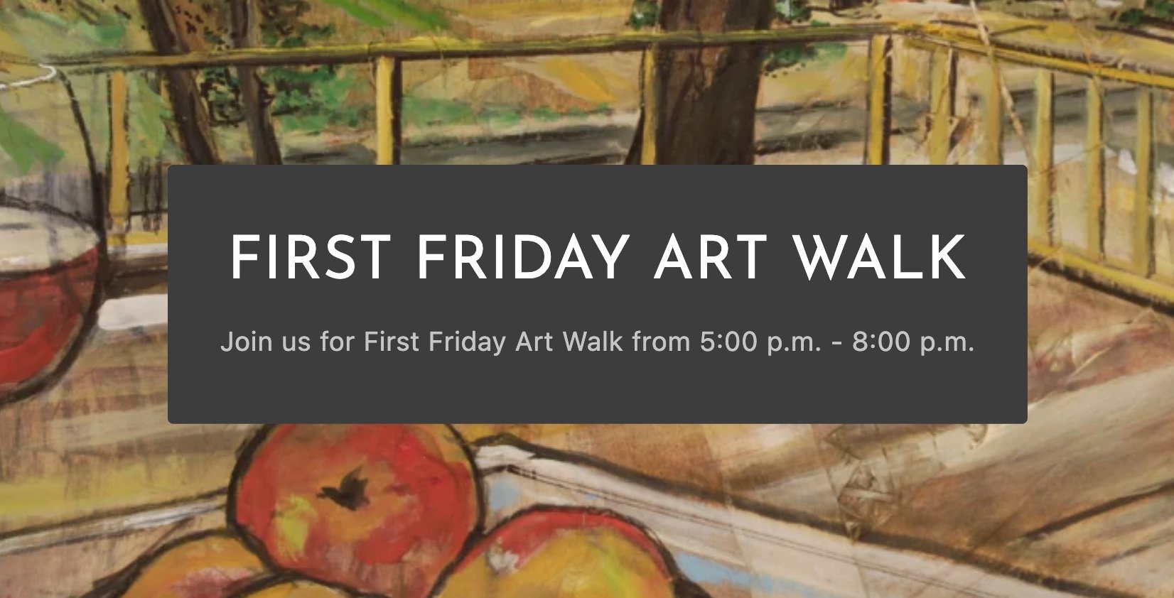 Ashland First Friday Art Walk Pop Up