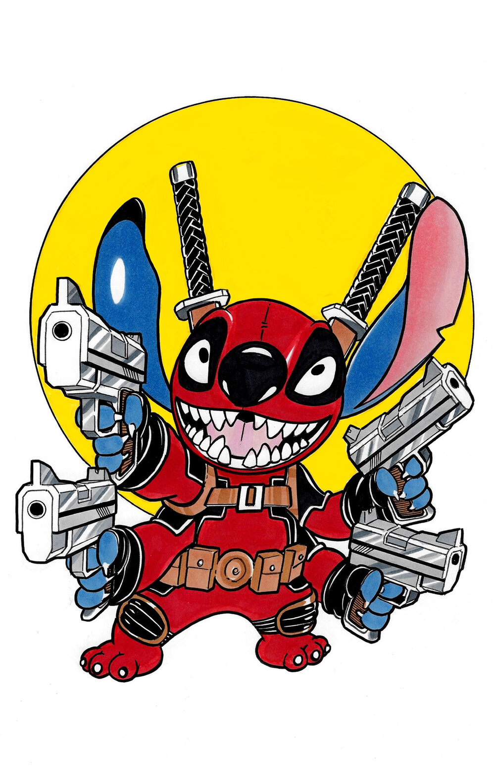 Deadpool Stitch — ART OF DAVID WONG