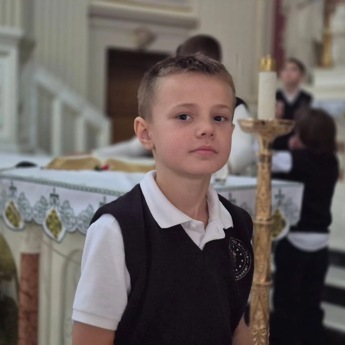 Welcome back to QOTA Alum, Niko R.
Altar serving training begins.

#altar , #serve, #Catholic, #mass