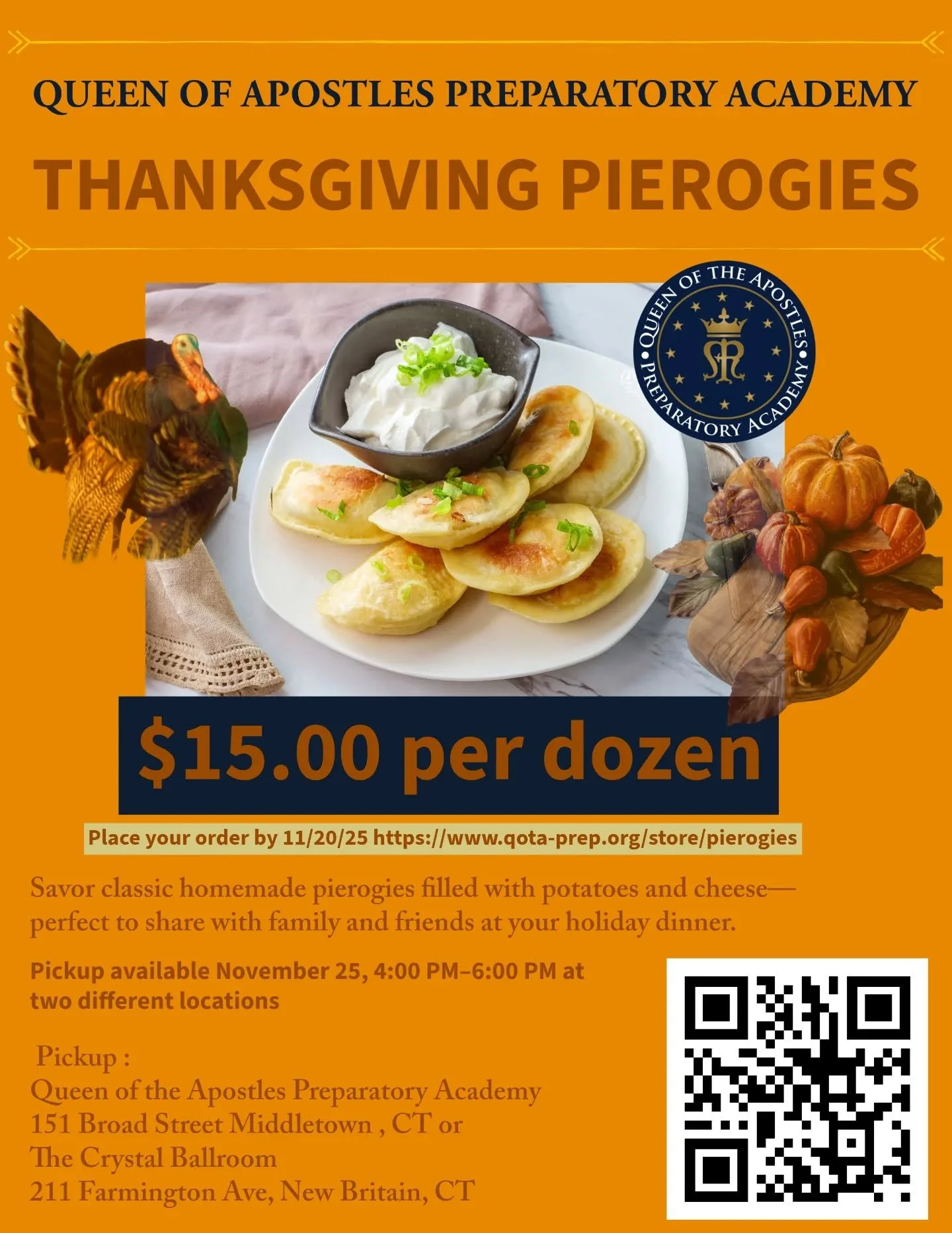 It's a Pierogi Thanksgiving!

Order today at Www.qota-prep.org/store

#Thanksgiving, #blessings, #gratitude