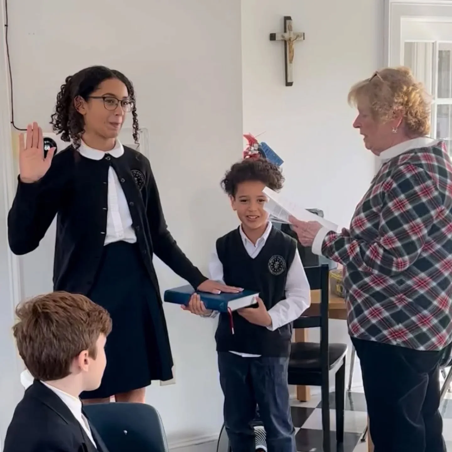 Hail to the Chief! Congratulations to Ms. Gianna S. on being elected as President of the Queen of the Apostles Preparatory Academy's  student body.

#presidential, #elections, #qotaproud