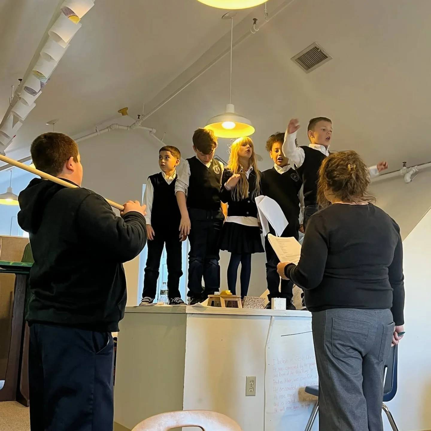 Angels and Shepherds...the beginning.
#Childrens,  #Nativity, #Play