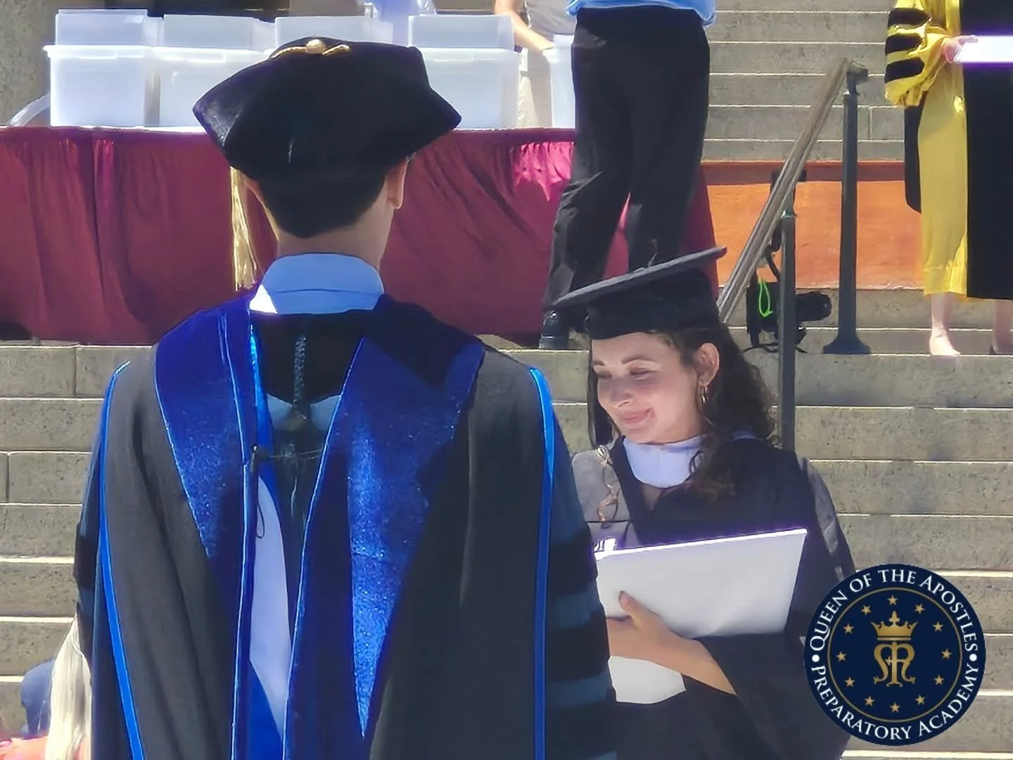 Congratulations to QOTA Alumna, Angelina Roche, on graduating with a History degree, Cum Laude,  with a minor in secondary education today from the Catholic University of America. 

#catholic, #classical,  #education, #believe, #achieve