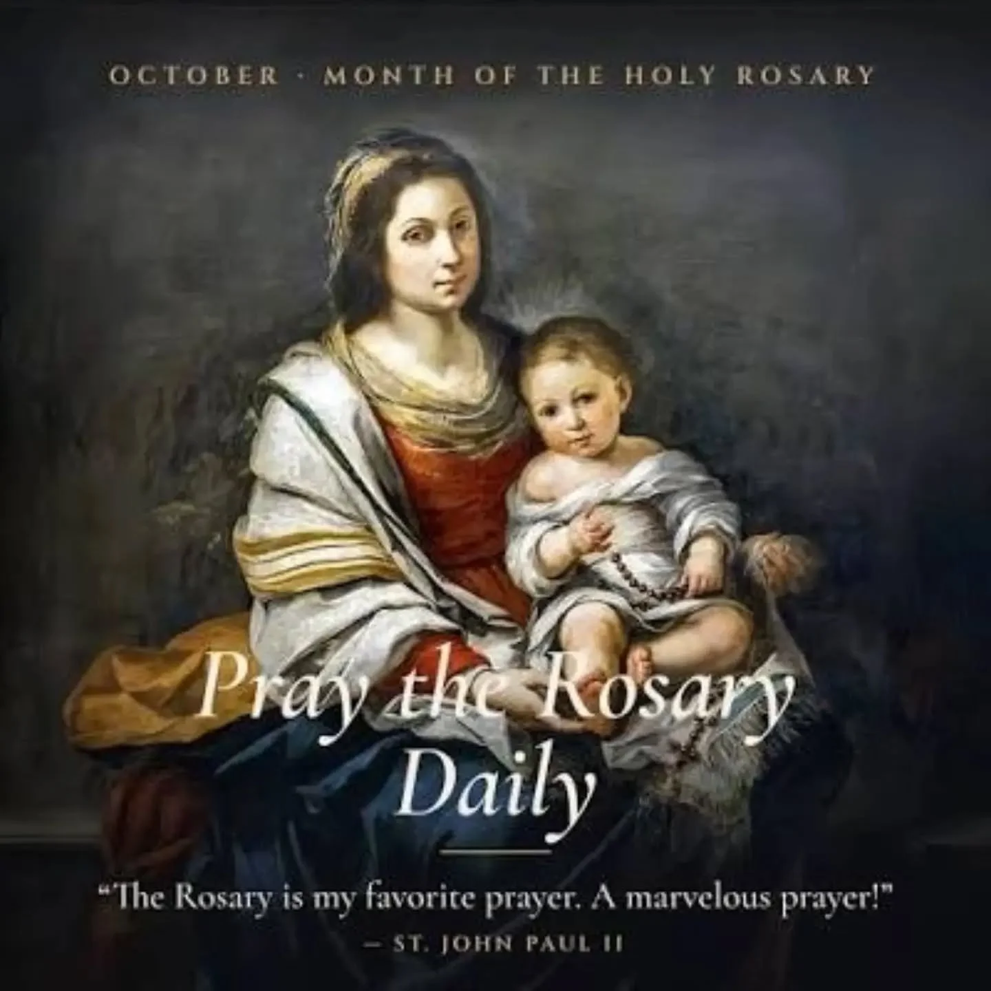 Most powerful weapon.
#pray, #rosary, #daily, #Catholic,#virginmary