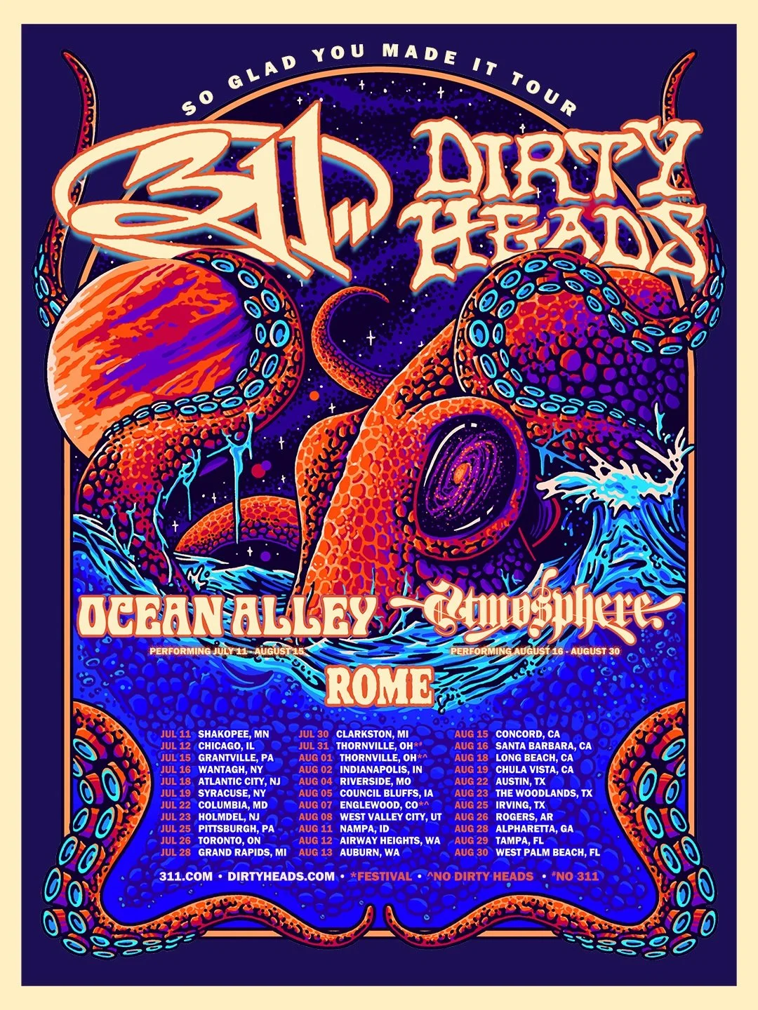 NORTH AMERICA 🇺🇸🇨🇦 We&rsquo;ll be back this summer for a huge run of shows supporting @311 &amp; @dirtyheads 🤙 Excited to hit some new spots! Yew see ya soon ❤️