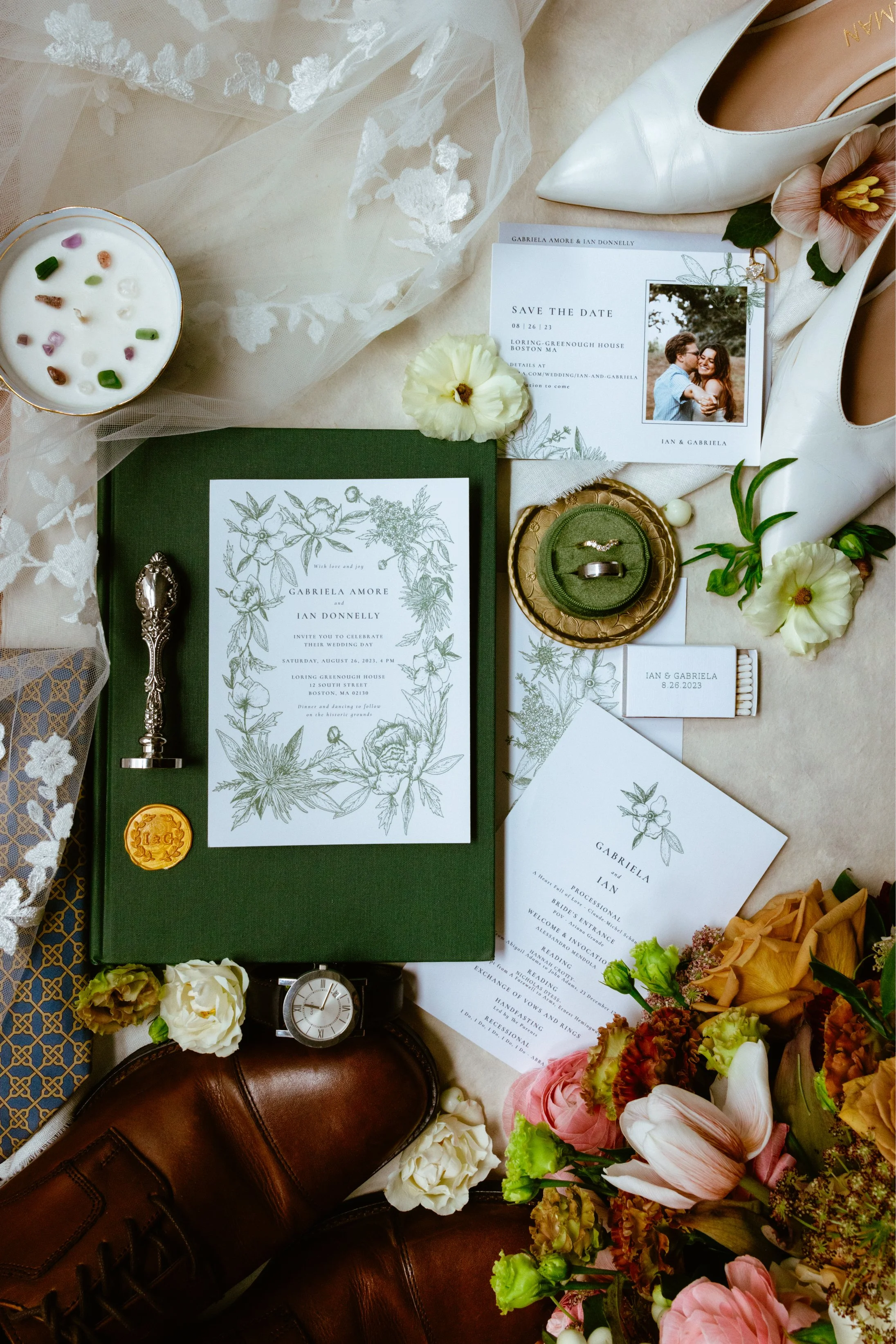 A Community Focused Wedding At The LoringGreenough House — Castillo