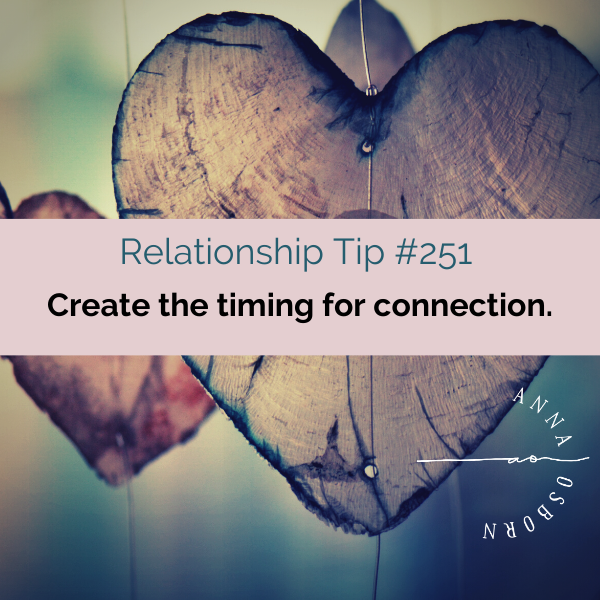 Create the timing. 