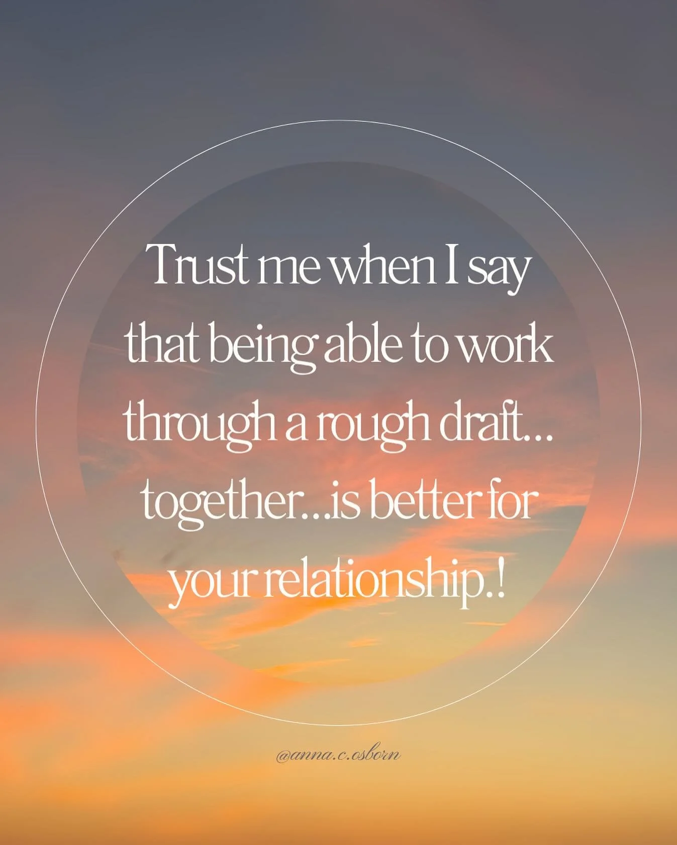 I&rsquo;m a big believer in rough drafts.  Even sitting here writing this, I know that what I want to say will come together if I get all my thoughts out, step back from it for a day or two and then return to make some deep edits and make sure my tho