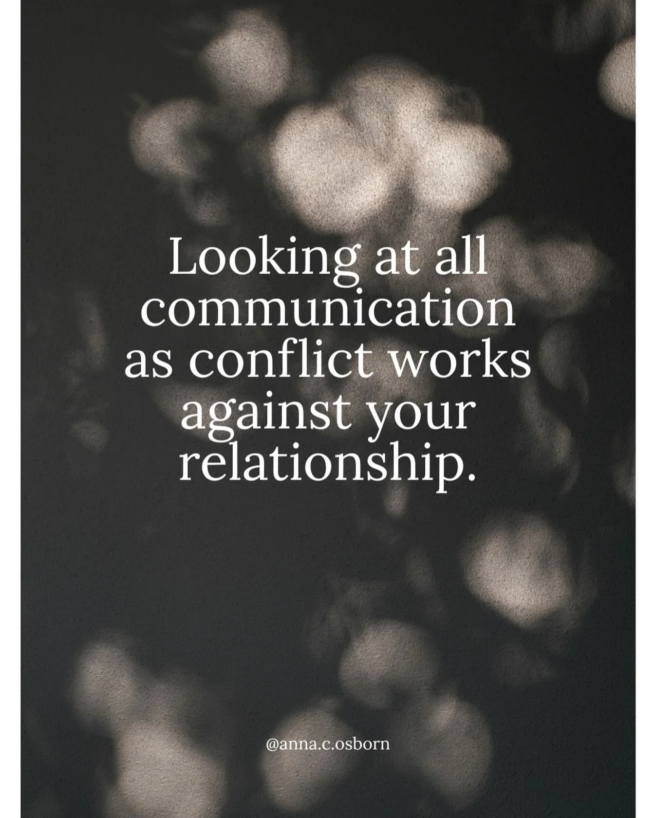 As a rule, most people don&rsquo;t enjoy conflict&hellip;especially in their relationships.  Which of course makes perfect sense.  But the problem is that when there has been stress in your communication, a number of things get labeled &lsquo;conflic